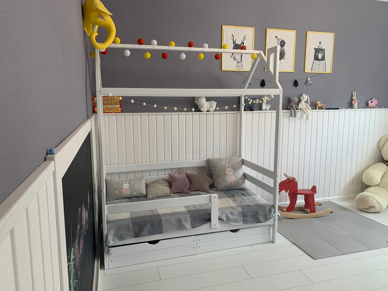 детская кровать с ящиками